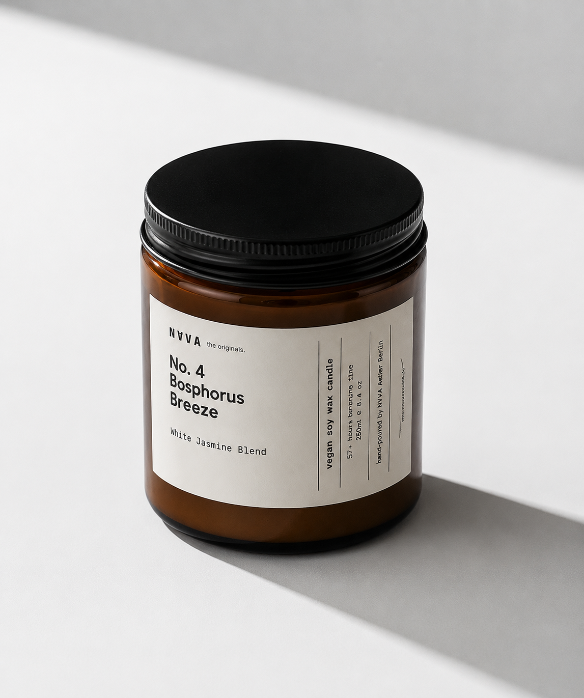Natural Soy Candle - Bosphorus Breeze | Jasmine & Sea Salt