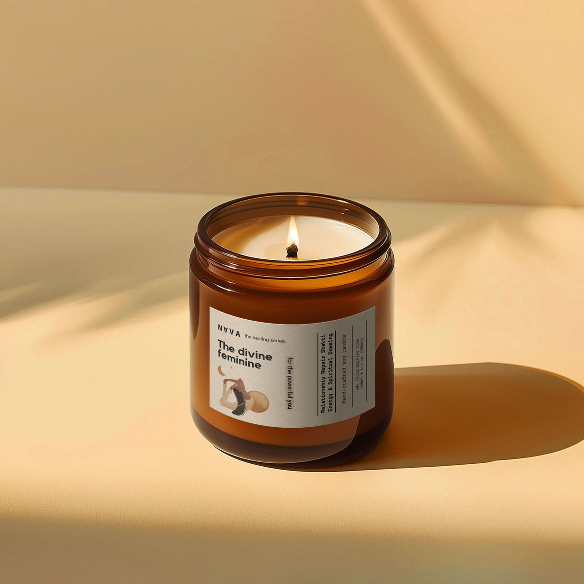 The Divine Feminine – Natural Soy Candle | Your Power Companion