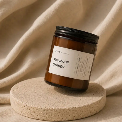 Orange + Patchouli, Natural Soy Candle