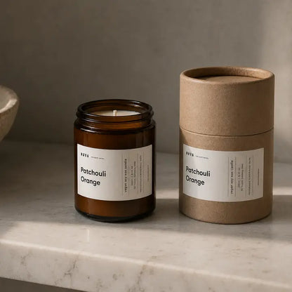 Orange + Patchouli, Natural Soy Candle